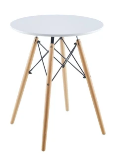 Kulatý stůl MATERA WHITE 60x60 cm