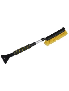 ŠKRABKA NA OKNA S TELESKOPICKÝM KARTÁČEM ŽLUTÁ