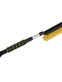 ŠKRABKA NA OKNA S TELESKOPICKÝM KARTÁČEM ŽLUTÁ