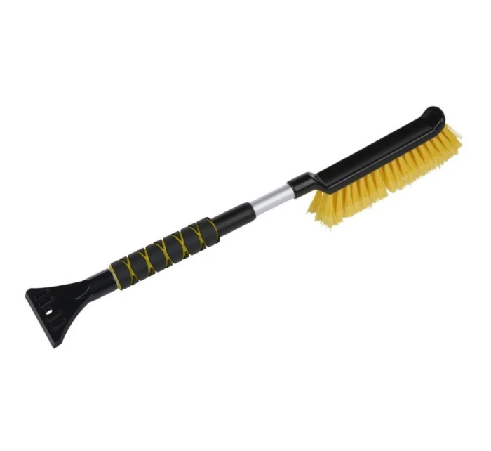 ŠKRABKA NA OKNA S TELESKOPICKÝM KARTÁČEM ŽLUTÁ