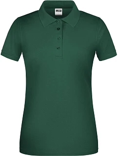 Daiber JN 873 Dámské pracovní bio piqué polo 02.0873 dark green