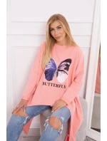 Meruňková halenka s potiskem