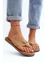 Dámské žabky Big Star LL274623 Beige Dámské žabky Big Star LL274623 Beige