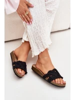 Dámské Pantofle Na Platformě Černé model 21700032 - Boto Dámské Pantofle Na Platformě Černé model 21700032 - Boto