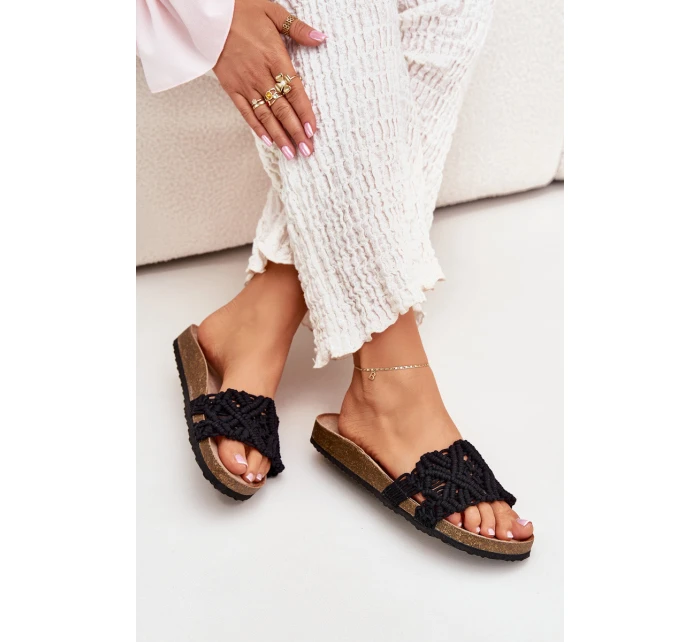 Dámské Pantofle Na Platformě Černé model 21700032 - Boto Dámské Pantofle Na Platformě Černé model 21700032 - Boto