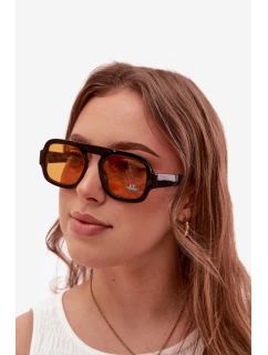 Dámské sluneční brýle s UV filtrem černo-oranžové