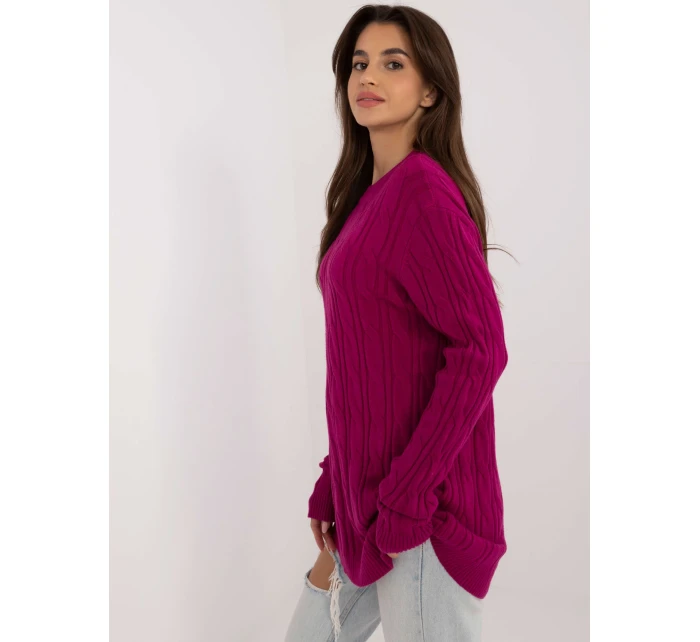Jumper AT SW 2343.88 tmavě fialový Jumper AT SW 2343.88 tmavě fialový