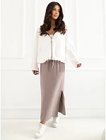 Bluza IT BL model 22267696 ecru - FPrice Bluza IT BL model 22267696 ecru - FPrice