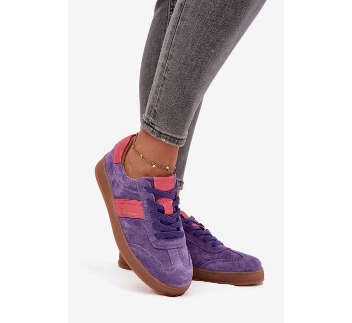 Semišové tenisky Vinceza – fialové Semišové tenisky Vinceza – fialové