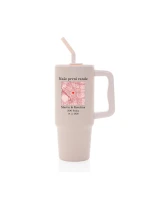 Personalizovaná termoska s barevným víčkem s mapou