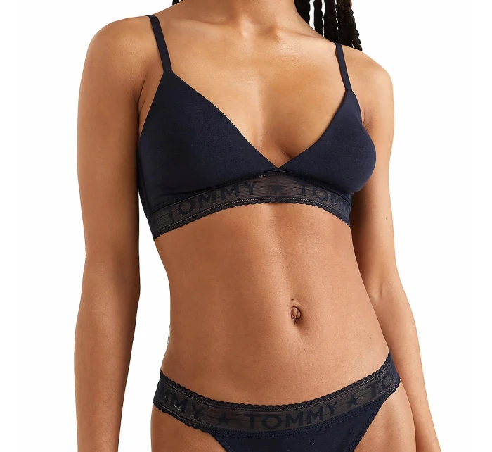 Dámská nevyztužená podprsenka Refibra LL UW0UW03514-DW5 - Tommy Hilfiger