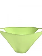 Dámské plavkové kalhotky KW0KW02508 MOT neonově žluté - Calvin Klein