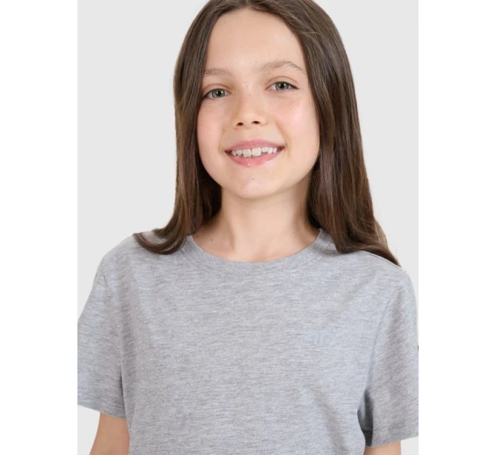Dívčí hladké tričko 4F 4FJWSS25TTSHF2177-27M Dívčí hladké tričko 4F 4FJWSS25TTSHF2177-27M