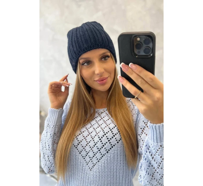 Dámská čepice Rebeka K345 navy blue