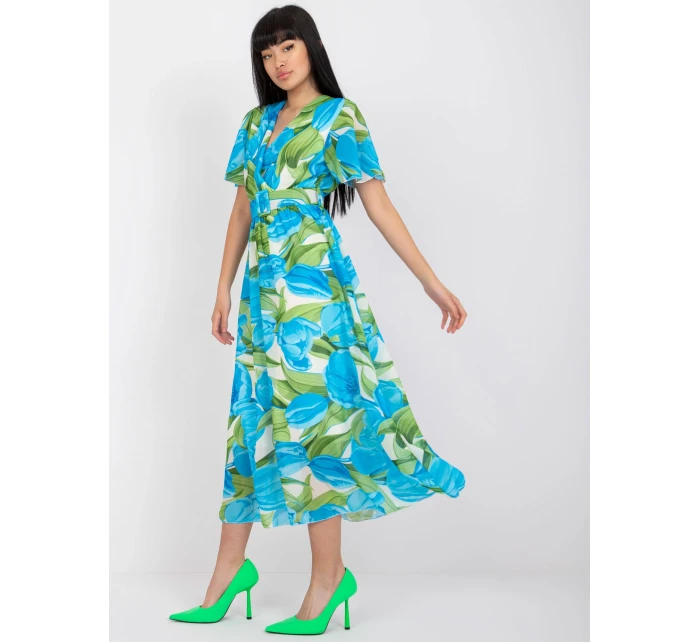 Šaty DHJ SK 15967.54P modrá