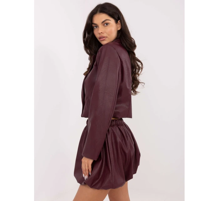 Spódnica IT SD model 21749928 bordowy - FPrice Spódnica IT SD model 21749928 bordowy - FPrice