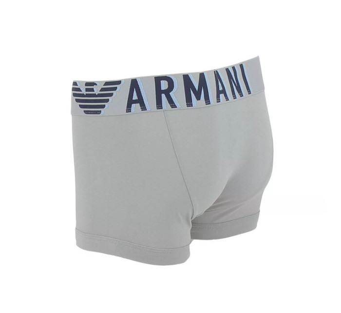 Pánský set trička a boxerek 111604 4R516 05543 šedý - Emporio Armani