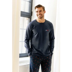 Pánské pyžamo Eric 3313 L-2XL Pánské pyžamo Eric 3313 L-2XL