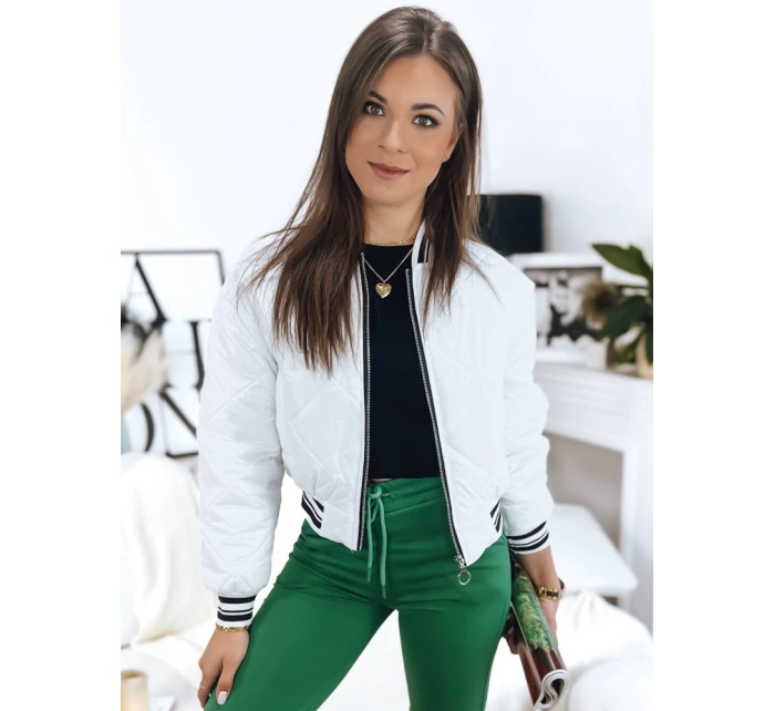 Dámská bunda BOMBER bílá FashionStreet TY3432