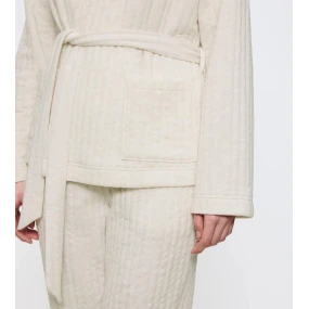 Cozy Comfort Robe Top Quilted - GRAY - TRIUMPH GRAY - TRIUMPH