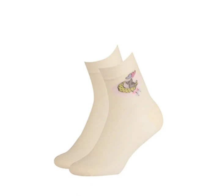 Gatta 224.59N Cottoline Jarní dívčí ponožky vzorované 21-26