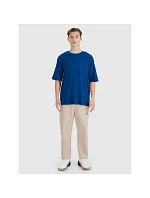 Pánské modalové tričko oversize 4F 4FRSS25TTSHM2731-46S