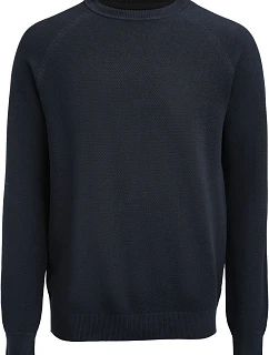 Casual Sweater Pánský pletený svetr  navy model 22460621 - James Harvest