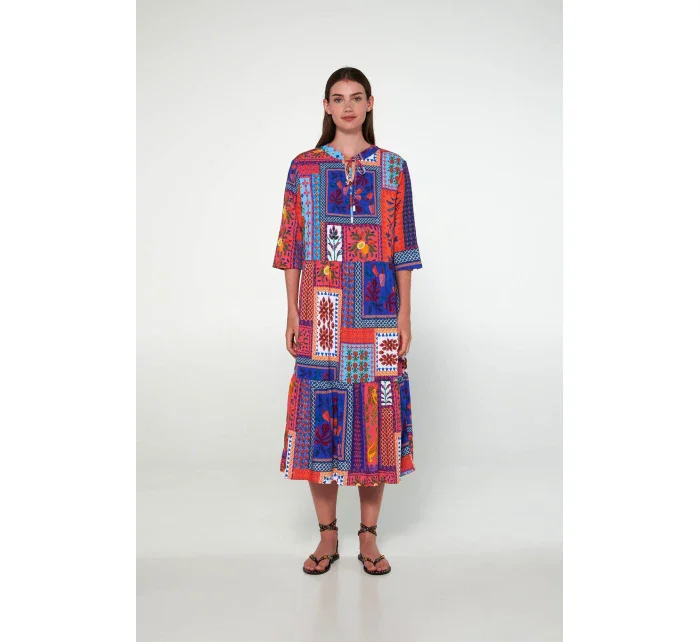 Šaty s krátkými rukávy model 19697630 - Vamp