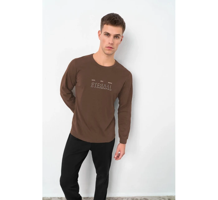 Vamp - Pánské bavlněné pyžamo s manžetami 21965 - Vamp