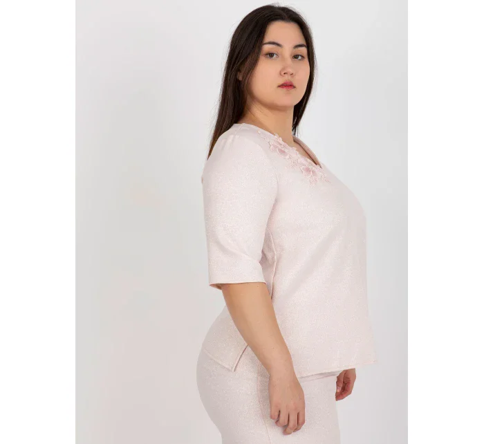 Halenka LK BZ 506692.32 světle růžová Halenka LK BZ 506692.32 světle růžová