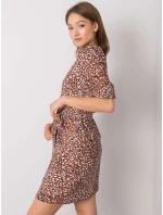 Šaty LK SK 508079.47P hnědá