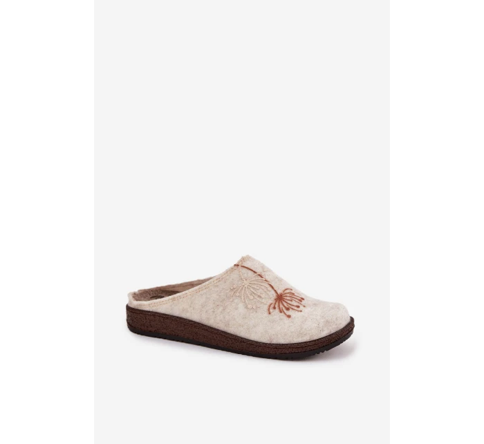 Dámské domácí pantofle Inblu – béžové