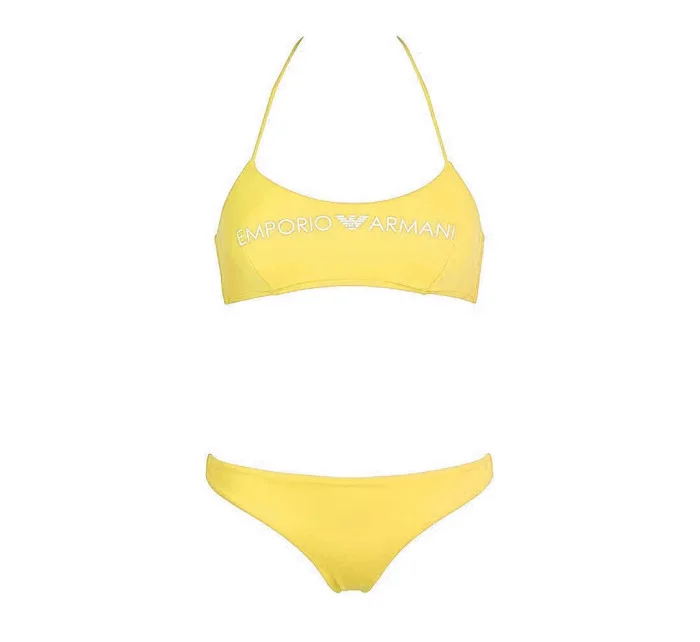 Dámské dvoudílné plavky žlutá model 15018989 - Emporio Armani Dámské dvoudílné plavky žlutá model 15018989 - Emporio Armani