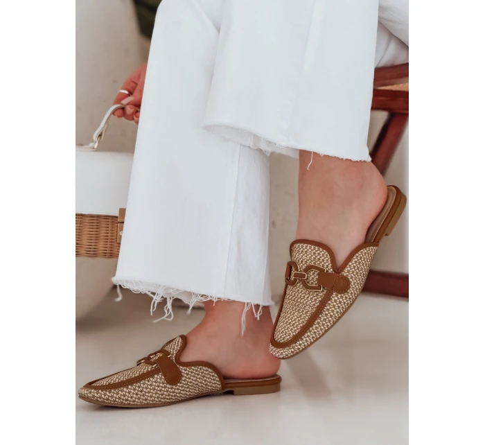 camel dámské žabky Dstreet model 21987003 - FashionStreet