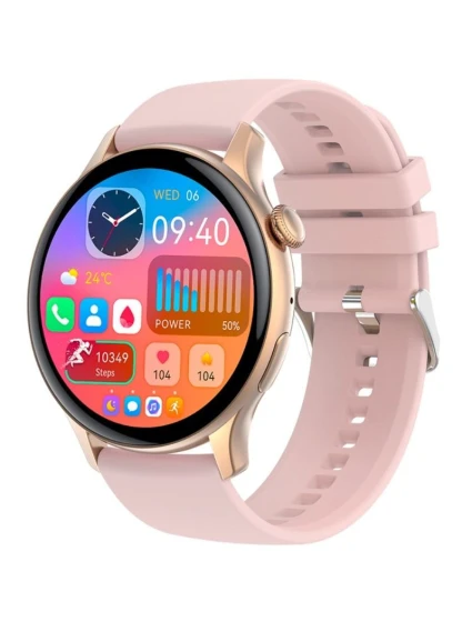 Dámské chytré hodinky RUBICON RNCF10 Rose Gold/Pink SMARUB239 Dámské chytré hodinky RUBICON RNCF10 Rose Gold/Pink SMARUB239