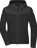Daiber JN 1179 Dámská outdoorová softshellová bunda 02.1179 black/carbon/light red