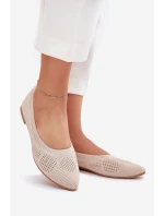 Dámské Baletky Béžové model 21702982 - Boto