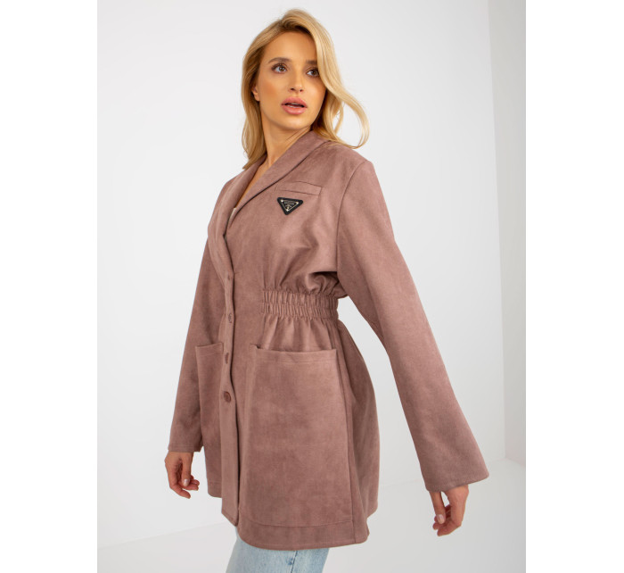 Dámský kabát LK PL  tmavě růžová  model 18171267 - FPrice