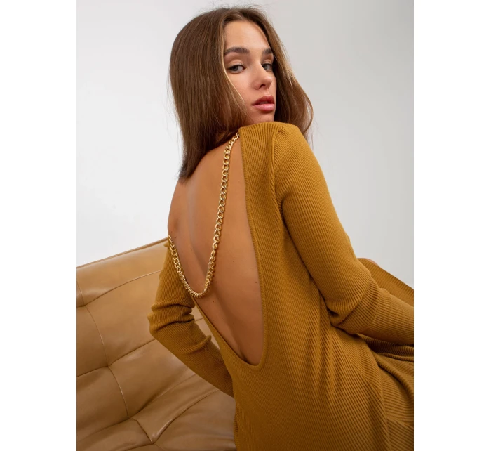 Dámské šaty NM SK NG 2307 tmavě žluté