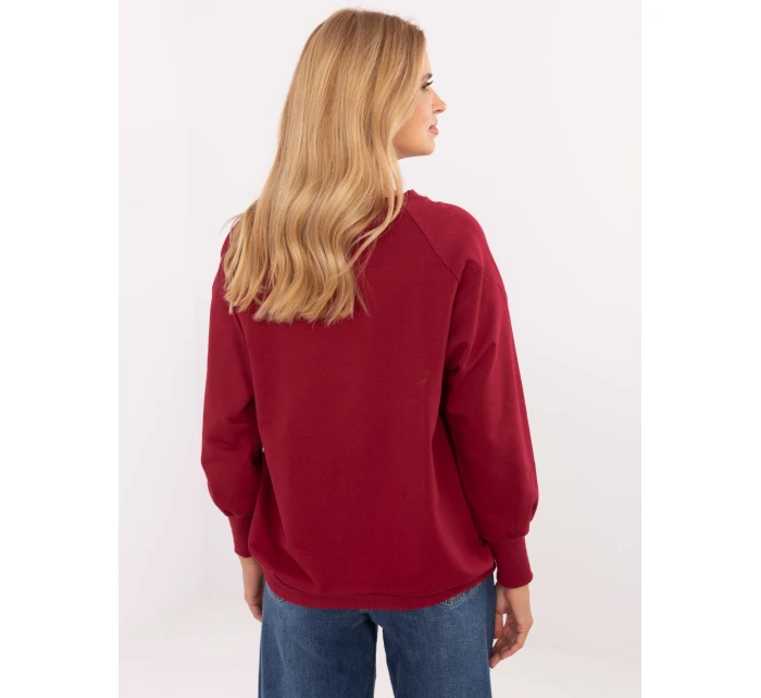 Bluzka RV BZ model 21309876 bordowy - FPrice