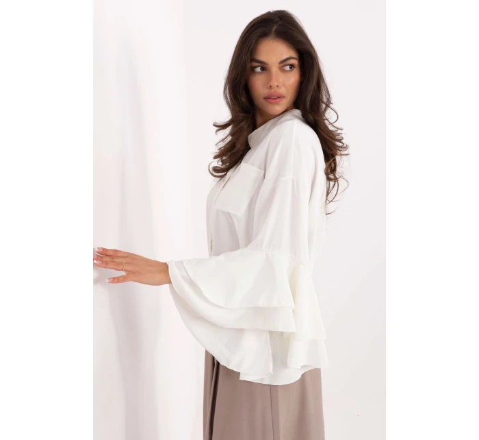 Košile s dlouhým rukávem model 219446 Rue Paris Košile s dlouhým rukávem model 219446 Rue Paris