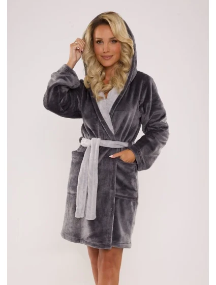 Dámský župan De Lafense 627 Soraya krátký S-XL Dámský župan De Lafense 627 Soraya krátký S-XL