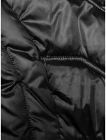 Černá zimní bunda s odepínací kapucí S'west (B8200-1)