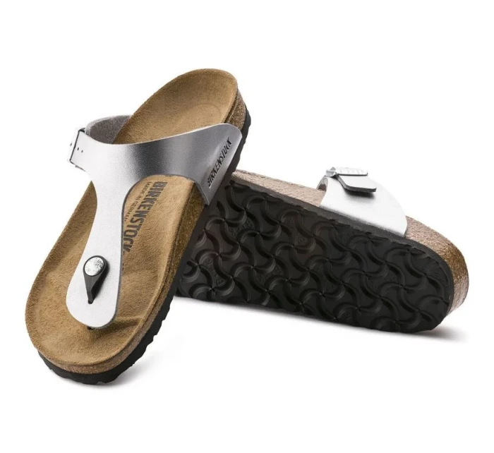 Dámské stříbrné žabky Gizeh model 20701296 - Birkenstock