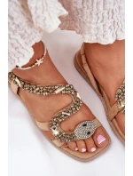 Dámské Sandály Se  Eko  Béžové model 21693442 - Artiker