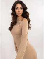 Dámské šaty DHJ SK 20093.17 Camel béžová - FPrice