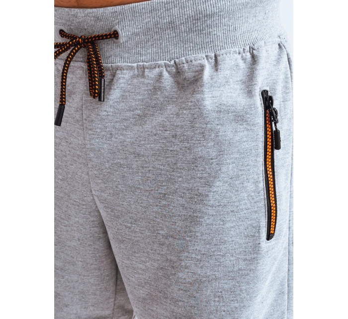 FashionStreet pánské světle šedé teplákové šortky SX2279 FashionStreet pánské světle šedé teplákové šortky SX2279