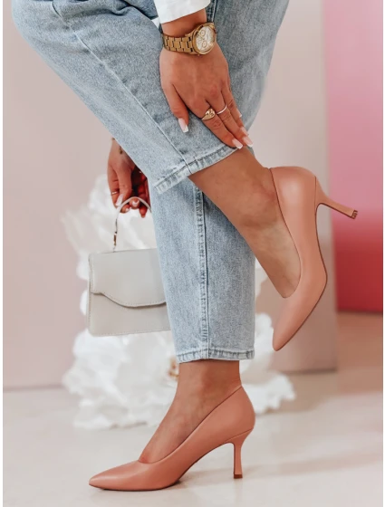 Dámské lodičky LUMARA pink FashionStreet na jehlovém podpatku ZY0729