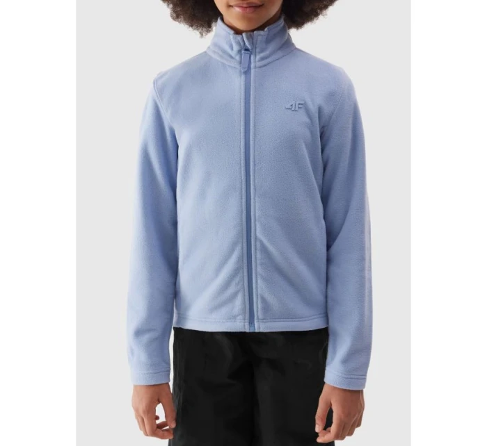 4F Junior dívčí fleece s pravidelným límcem 4FJWSS24TFLEF166-32S 4F Junior dívčí fleece s pravidelným límcem 4FJWSS24TFLEF166-32S