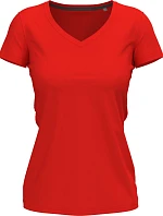 Stedman Stretch-T V-neck Women Dámské tričko s výstřihem do V 05.9710 scarlet red